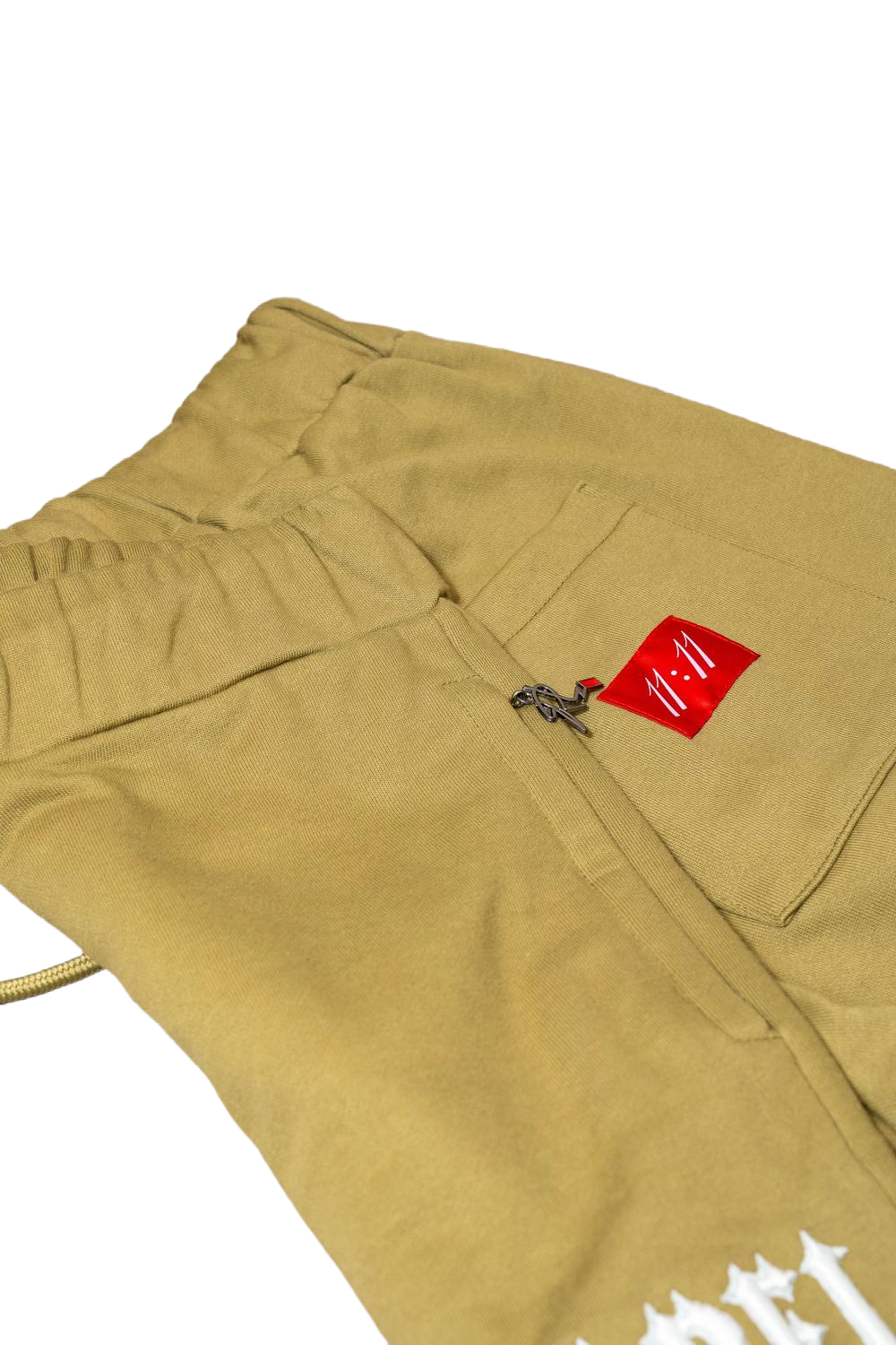 [ RED LABEL GARMENTS] GREEN GLOW IN THE DARK WING HEAVYWEIGHT PANTS