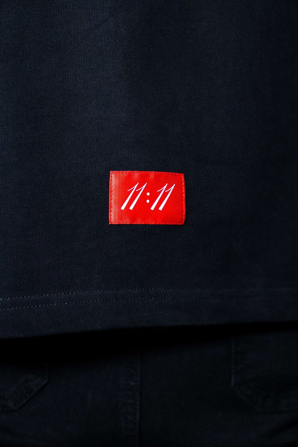 [Red Label Edition] Premium Black Reflective OverSized T-Shirt