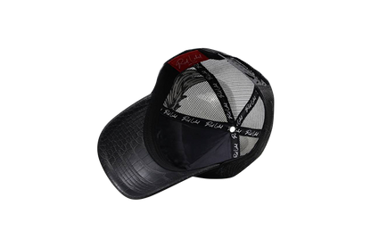 [Red Label Edition] Black Sophisticated Hat With Reflective Wings.
