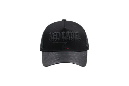 [Red Label Edition] Black Sophisticated Hat With Reflective Wings.
