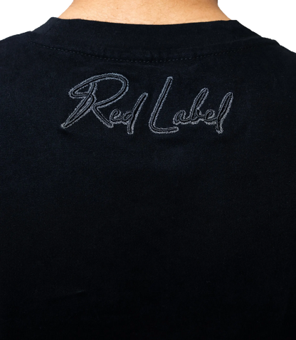 [Red Label Edition] Premium Black Reflective OverSized T-Shirt