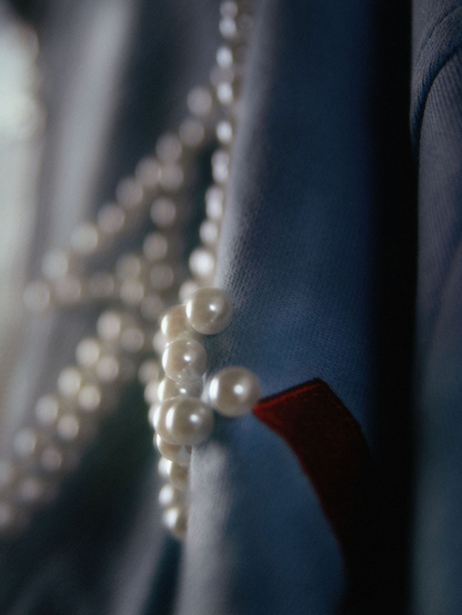 The RL Pearl Signature Hoodie Azure