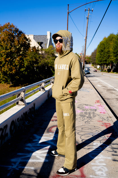 [ RED LABEL GARMENTS] GREEN GLOW IN THE DARK WING HEAVYWEIGHT PANTS