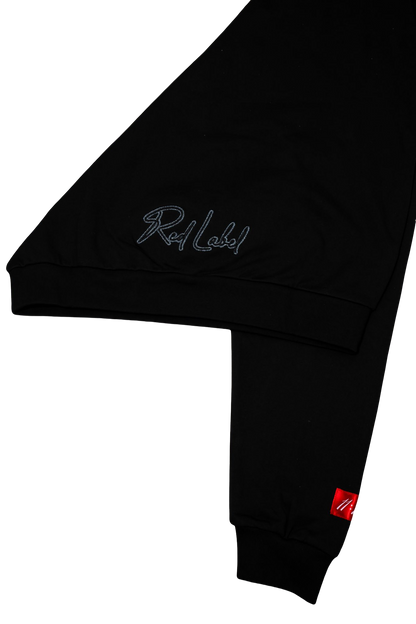 [RED LABEL GARMENTS] BLACK REFLECTIVE WING HEAVYWEIGHT PANTS
