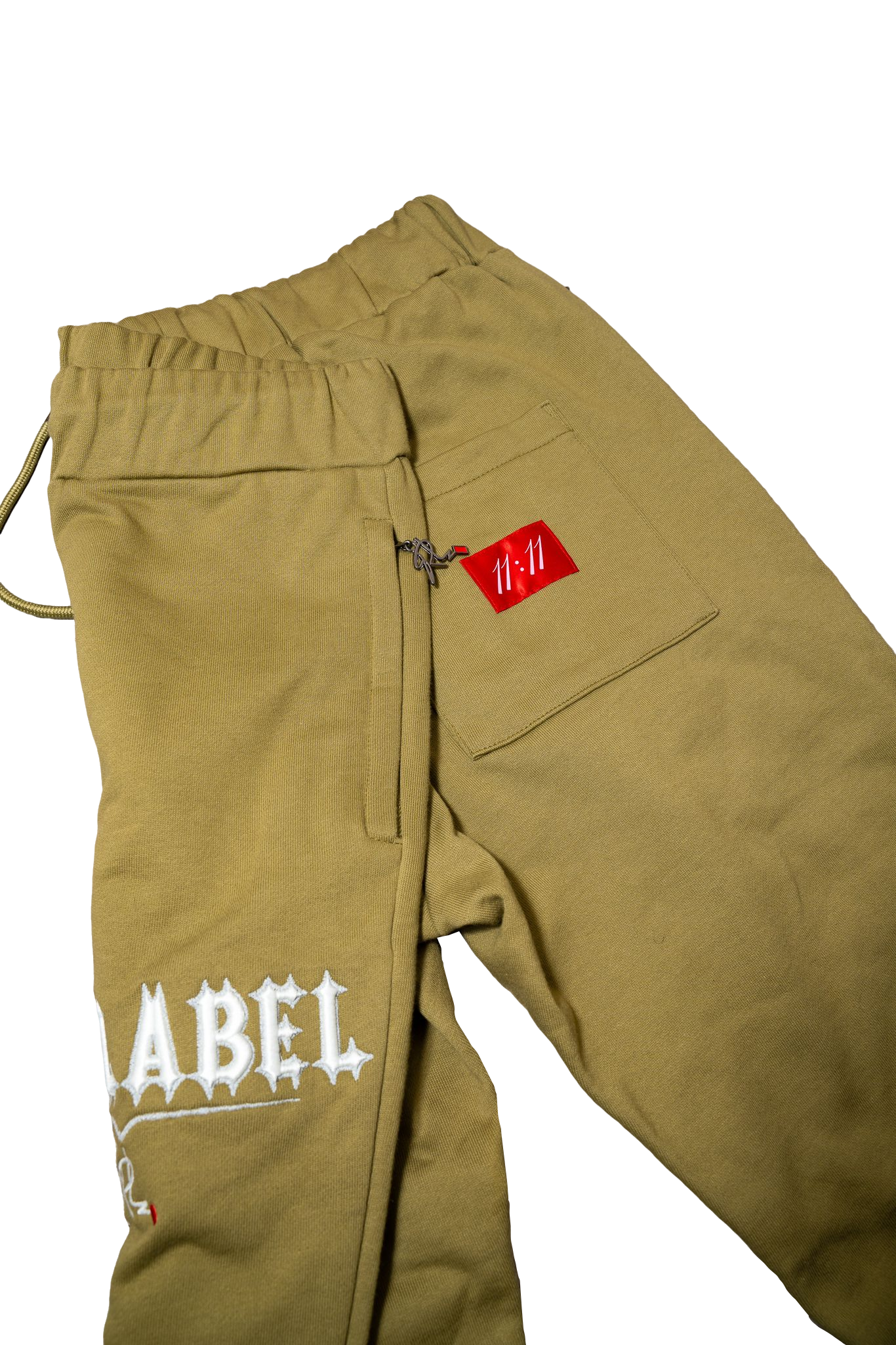 [ RED LABEL GARMENTS] GREEN GLOW IN THE DARK WING HEAVYWEIGHT PANTS